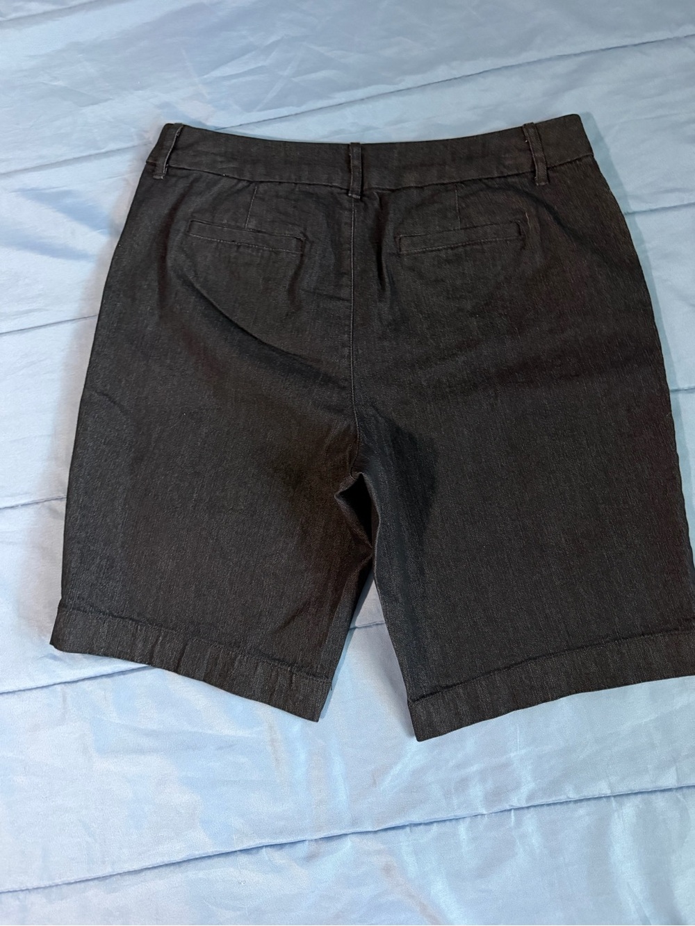 St. John's Bay Dark Charcoal Bermuda Shorts